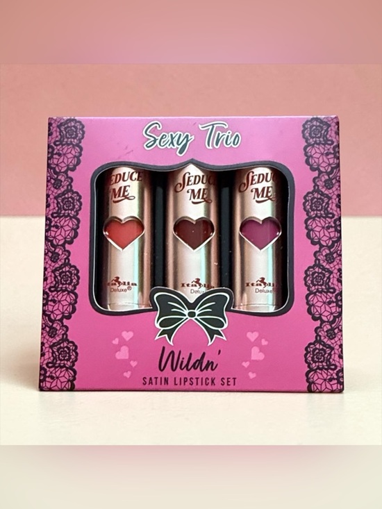 SEDUCE Other - SEDUCE Wild'n Satin Lipstick Set - Bold Red and Pink Trio